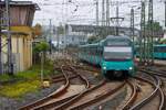 VGF U-Bahn Frankfurt am Main Düwag U4 Wagen 526 in Heddernheim auf der A-Strecke am 11.10.25 vom Bahnsteig aus fotografiert