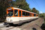 VGF Düwag Pt Wagen 148 am 19.08.18 im Frankfurt Schwanheimer Wald