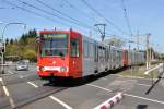 Stadtbahn K�ln - Bonn, Linie 18 der KVB in Br�hl - 18.04.2013