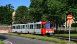 2049 war heute während des Öffnungstages im Straßenbahn-Museum Thielenbruch zu Gast.