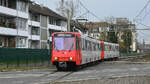 2035 und 2032 als Linie 18 in Brühl Süd auf dem Weg nach Schwadorf am 06.03.2023.