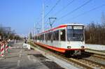 Bogestra 6002 + 6016, Universitätsstraße, 15.02.1994.