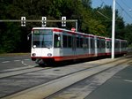 Bochum: Die U35 nach U-Bahnhof Bochum Hustadt im U-Bahnhof Bochum Brenscheder Straße.(6.9.2016)   