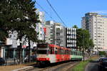 Deutschland, SWB
Strassenbahnwagen 9357+9351 auf Linie 18, Neue Weyerstrasse in Köln
19/8/2020