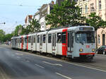 Rheinbahn Tw 3234
Düsseldorf, Elbruchstraße
Linie U77, D-Holthausen
07.05.2022