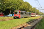 Deutschland, Düsseldorf, Rheinbahn  Strassenbahnwagen 4244+4101+4216, Linie U78, Kaiserswerther Strasse  2/9/2024