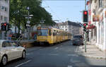 Entlang der Essener U17 -     Im Sprachgebrauch der Stadtbahn-Rhein-Ruhr wurden die für den Stadtbahnwagen B umgebaute Straßenbahnstrecken Umrüstungstrecken oder Strecken im