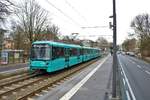 VGF Bombardier Flexity Swift U5-50 Wagen 903 am 10.03.18 in Frankfurt Eckenheim