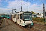 VGF Bombardier U5-25 Wagen 630 am 06.10.18 in Frankfurt Heddernheim vom Bahnsteig aus fotografiert