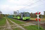 VGF Bombardier U5-25 Wagen 618+6xx+6xx am 13.04.19 in Frankfurt Kalbach als U2