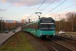 VGF Düwag U4 Wagen 511 am 30.11.19 in Frankfurt Niddapark 