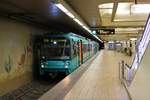 VGF Bombardier U5-50 Wagen 818 am 01.02.20 in Frankfurt am Main Zoo