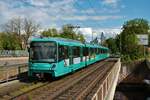 VGF Bombardier Flexity Swift U5-25 Wagen 609 am 22.05.21 in Frankfurt am Main