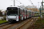 VGF U-Bahn Frankfurt Bombardier Flexity Swift U5 Wagen 902 am 26.02.26 in Frankfurt am Main auf der Linie U7