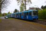 VGF U-Bahn Frankfurt am Main Bombardier Flexity Swift U5-50 Wagen 831 am 13.04.26 
