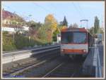 Am 10.10.2008 ergab sich an der Station Niederursel der Linie U3 nach Oberursel Hohemark das seltene Fotomotiv von Zgen in Fahrtrichtung Oberursel auf dem Streckengleis Richtung Frankfurt stehend.