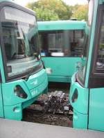 Die beiden U5 Wagen der VGF.