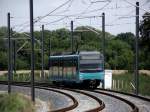 Ein U4 Wagen der VGF in Frankfurt am Main Riedberg am 09.07.11