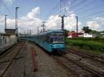 U5-50 Wagen Nummer 828 auf Leerfahrt am 08.06.13 in Frankfurt Heddernheim