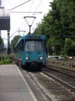 VGF Ptb-Wagen Nummer 745 am 15.06.13 in Frankfurt Eckenheim auf der Linie U5
