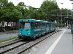 VGF Ptb Wagen 742 am 09.05.14 in Frankfurt am Main auf der Linie U5