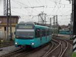 VGF Düwag U4 Wagen 514 am 21.11.15 in Frankfurt Heddernheim