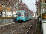 VGF Bombardier U5-50 Wagen 846 am 31.10.15 in Frankfurt am Main