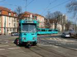 VGF Düwag Ptb Wagen 706 am 18.03.16 in Frankfurt am Main Eckenheim auf der Linie U5