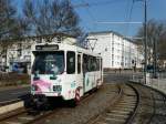 VGF Düwag Ptb Wagen 735 am 18.03.16 in Frankfurt am Main Eckenheim auf der Linie U5