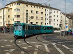 VGF Düwag Ptb Wagen 749 am 14.04.16 in Frankfurt am Main Eckenheim auf der Linie U5