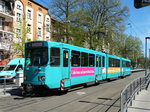VGF Düwag Ptb Wagen 713 am 21.04.16 in Frankfurt am Main Eckenheim