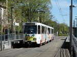 VGF Düwag Ptb Wagen 735 am 21.04.16 in Frankfurt am Main Eckenheim