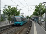 VGF Bombardier U5-50 Wagen 888 am 25.05.16 in Frankfurt Enkheim 