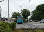 VGF Bombardier U5-25 Wagen 682 am 25.05.16 in Frankfurt Enkheim