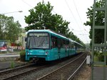 VGF Bombardier U5-25 Wagen 668 am 25.05.16 in Frankfurt Enkheim