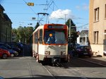 VGF Düwag Ptb Wagen 710 am 05.10.16 in Frankfurt Eckenheim 