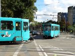 VGF Düwag Ptb Wagen 737 am 05.10.16 in Frankfurt Eckenheim