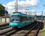 VGF Bombardier U5-50 Wagen 810 am 05.10.16 in Frankfurt Heddernheim