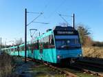 VGF Siemens U4 Wagen 533 am 03.12.16 in Frankfurt Riedberg