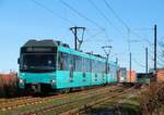 VGF Siemens U4 Wagen 531 am 03.12.16 in Frankfurt Riedberg