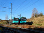 VGF Siemens U4 Wagen 536 und 505 am 03.12.16 in Frankfurt Niederursel