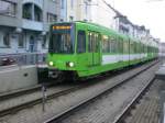 TW 6125 steht als Linie 7 Fasanenkrug- Hauptbahnhof-Krpcke-Wettbergen an der Haltestelle Lortzingstrae.