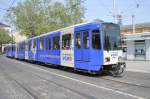 TW 6160, am der Halltestelle Hauptbahnhof am 29.04.2011.