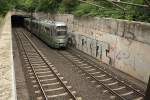 TW 2500 Verband, fhrt in den Tunnel im Ricklinger Stadtweg in Hannover ein.