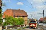 Wagen 522 als Maibaumexpress bei Heisede Marienburger Strae (01.05.2013)  