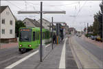 Pragmatische Lösung -    Beim Ausbau der Ortsdurchfahrt des Laatzener Stadtteiles Grasdorf wurde für die Stadtbahnlinie 2 eine interessante Lösung gefunden.