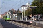 Mittelhochbahnsteige in Hannover-Kleefeld -    Der 2010 eröffnete Hochbahnsteig der Haltestelle Uhlandstraße in der Kirchroder Straße in Hannover-Kleefeld.