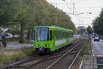 Stadtbahn Hannover | TW6000 Doppeltraktion TW6255 erreicht die Haltestelle Spannhagengarten am 26.9.2026