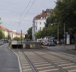 Stadtbahnrampe der Linien 6 & 11 der stra im Engelbostler Damm in Hannover,am  24.06.10