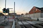 Stadtbahnneubaustrecke, fr Linie 7, hier Haltestelle Schierholzstrae am 31.10.10, im Hannover.